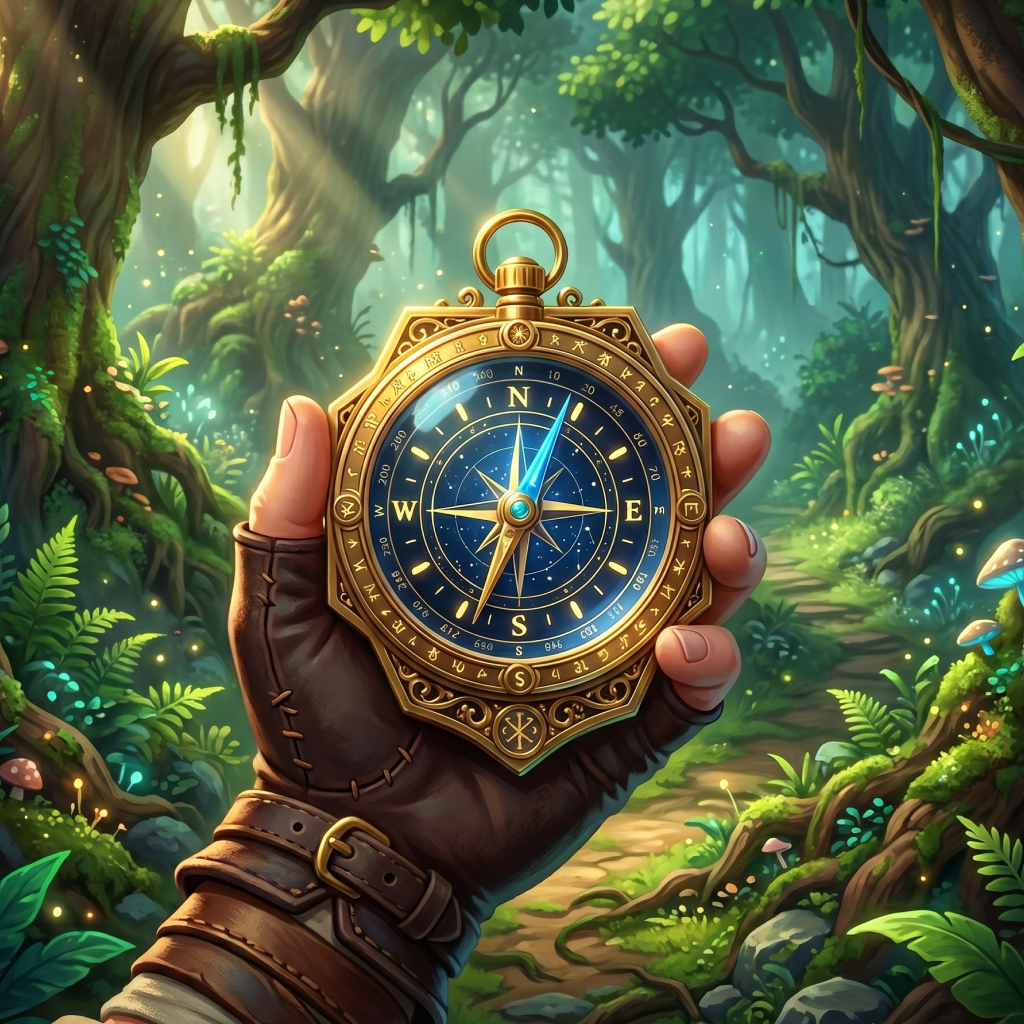 Golden Navigator Compass